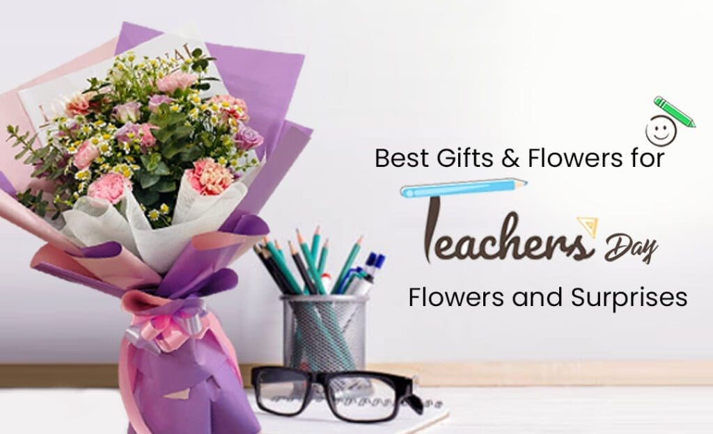 ideas with flowers for teachers day