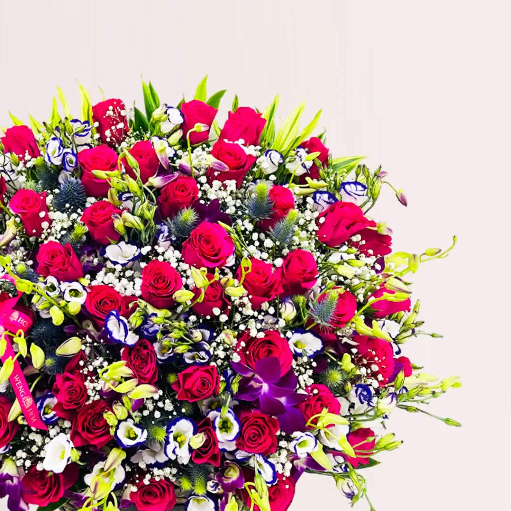 send basket flower arrangements kl