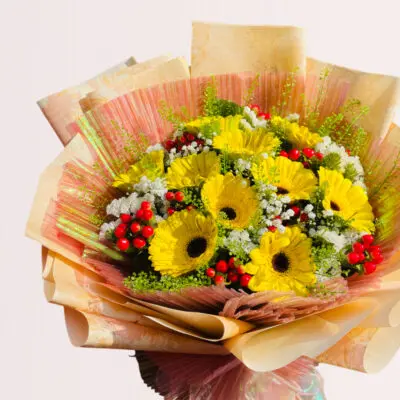 order gerbera bouquet online