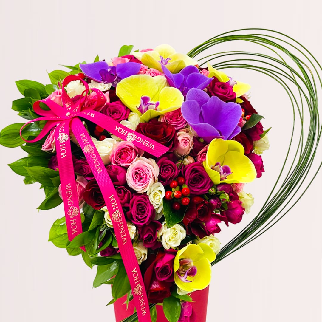 2 (240) send flower box in kl