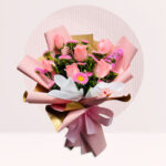 buy aster flowers with roses bouquet