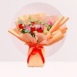 buy bouquet rose pink and red online