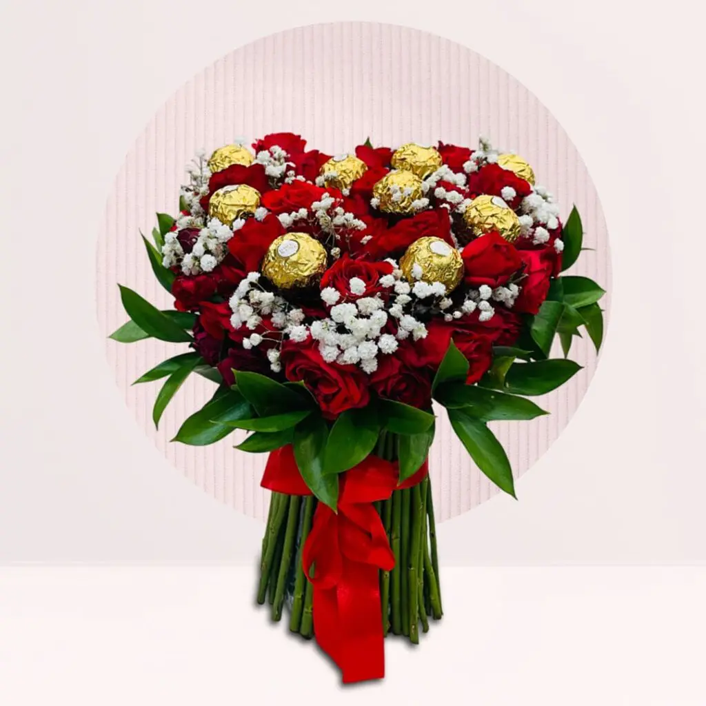 order chocolate bunch of flowers online