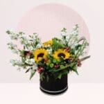 buy sunflower arrangement box online
