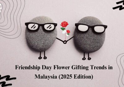 Trendy 2025 Friendship Day flower bouquet in Malaysia with vibrant mixed blooms.