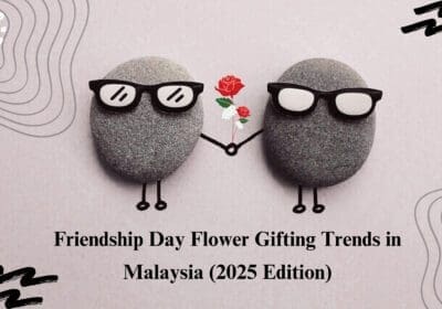 Trendy 2025 Friendship Day flower bouquet in Malaysia with vibrant mixed blooms.