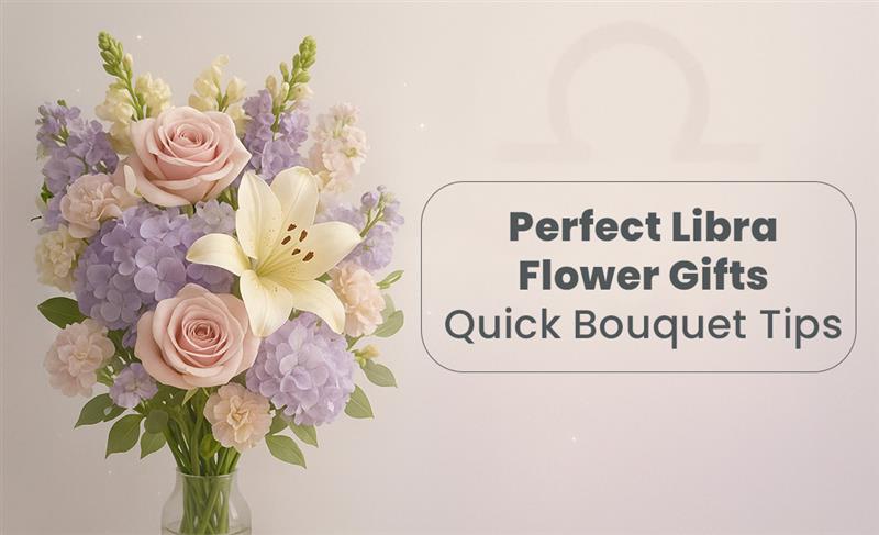 Find the perfect Libra flower gift with thoughtful bouquet choices—unique floral tips designed for Libra’s charm, balance, and personality.