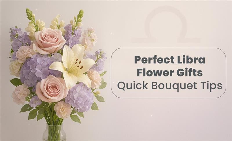Find the perfect Libra flower gift with thoughtful bouquet choices—unique floral tips designed for Libra’s charm, balance, and personality.