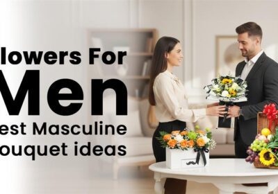 Stylish and masculine flower bouquets for men, featuring bold colors and modern arrangements perfect for gifting on any occasion.