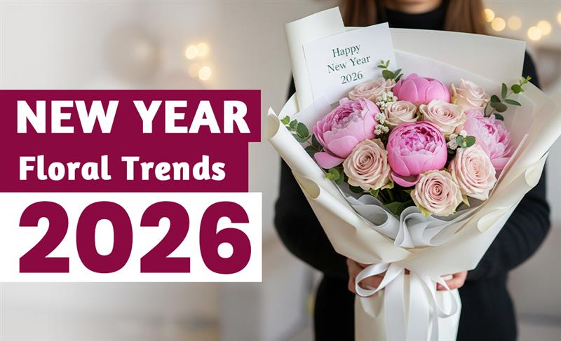 Insider view of Malaysia’s New Year 2026 floral trends, showcasing popular blooms and arrangement styles.
