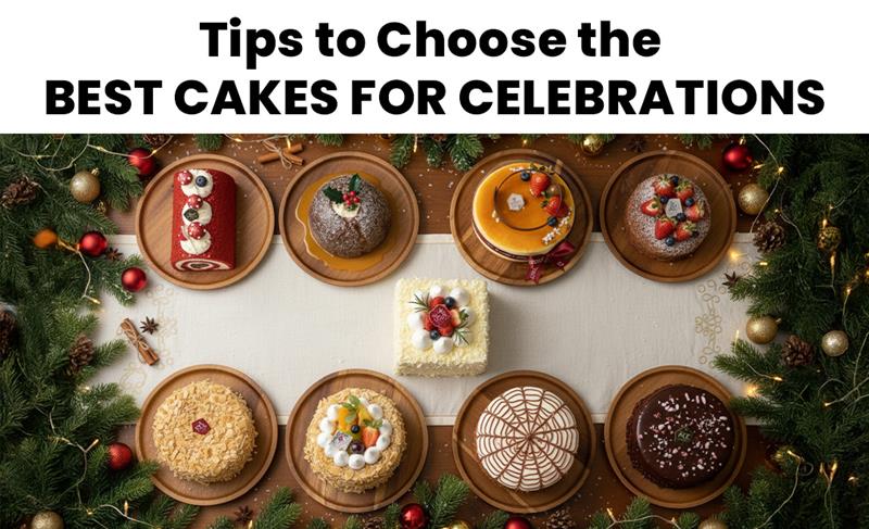 How to choose the best cakes for celebrations with expert tips on flavors, designs, and occasions.