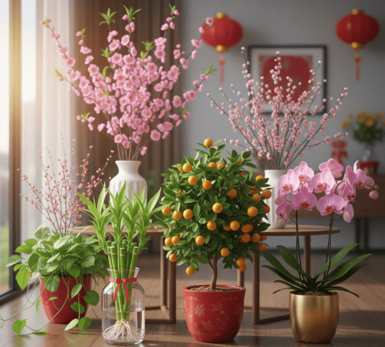 Best Chinese plants for luck and prosperity during Lunar New Year