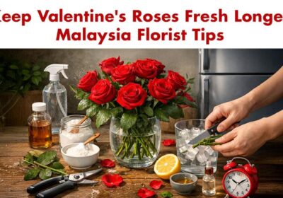 Malaysia florist tips to keep Valentine’s roses fresh and beautiful