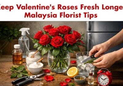 Malaysia florist tips to keep Valentine’s roses fresh and beautiful
