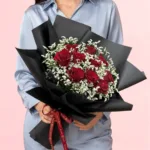 passionate-red-rose-bouquet
