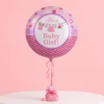 girl-baby-round-foil-balloon