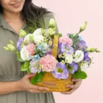 lisianthus-carnation-flower-basket_02
